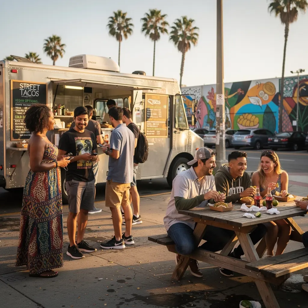 Панорамный вид на городской ландшафт с высоты.