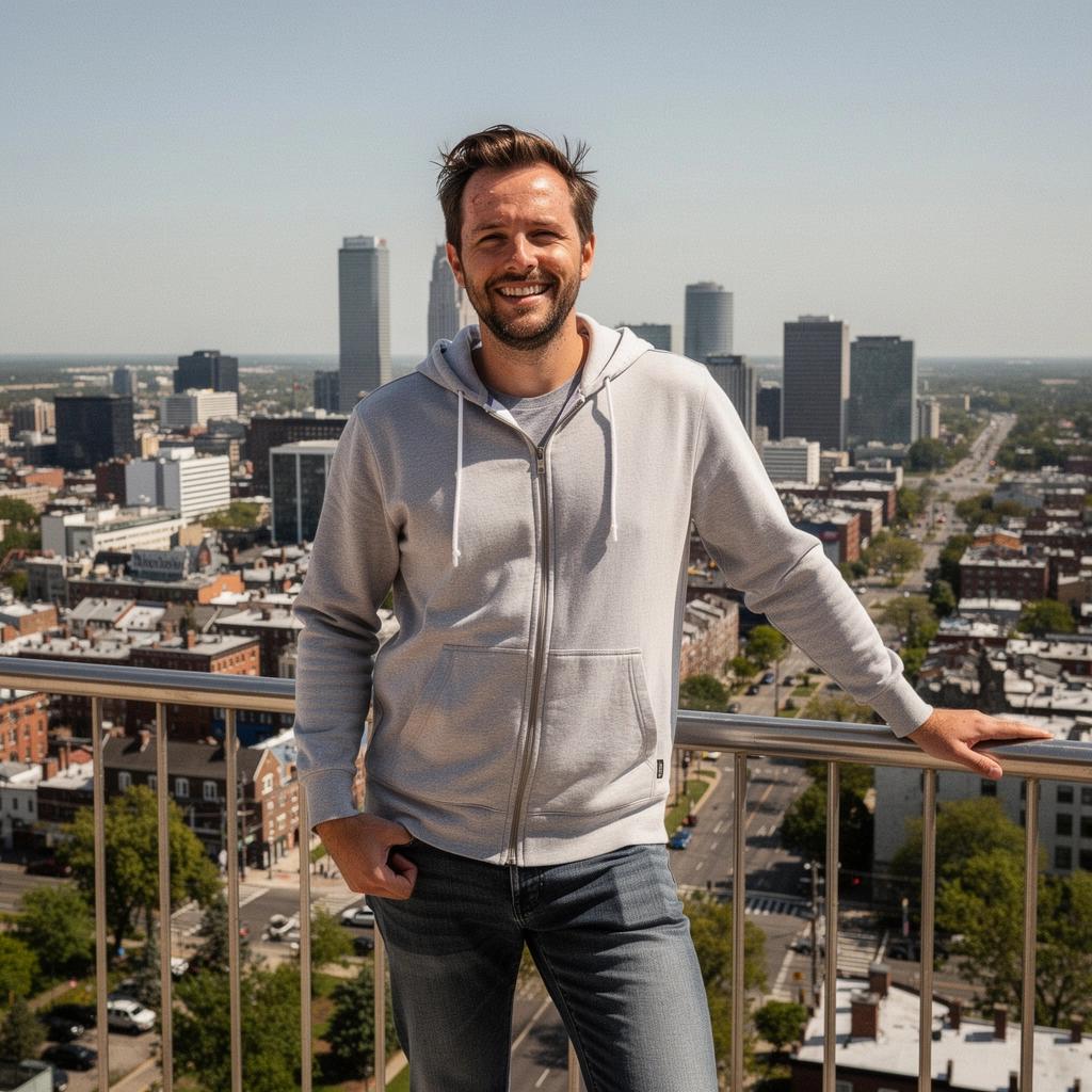 Турист, изучающий информацию о достопримечательностях